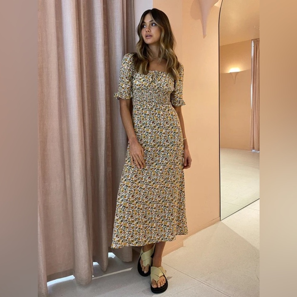 Faithfull the Brand El Paso Midi Dress Seymour Floral Print